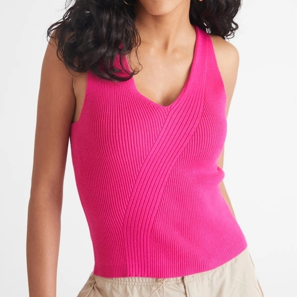 New W Tags Revolve 525 America Jenna Ribbed Sweater Tank Sz S